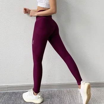 

New High Waist Sports Legging Women Solid Push Up Gym Pants Elastic Fitness Gym Leggings Female Training Energy Jeggings
