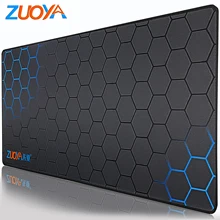 Alfombrilla de ratón extragrande para Gaming alfombra para ratón teclado, de escritorio, antideslizante, de goma Natural, Borde de bloqueo velocidad