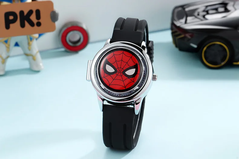 Детские кварцевые наручные часы Marvel, раскладушка, щит Dia, детские часы, Капитан Америка, часы Человек-паук, детские наручные часы, Железный человек