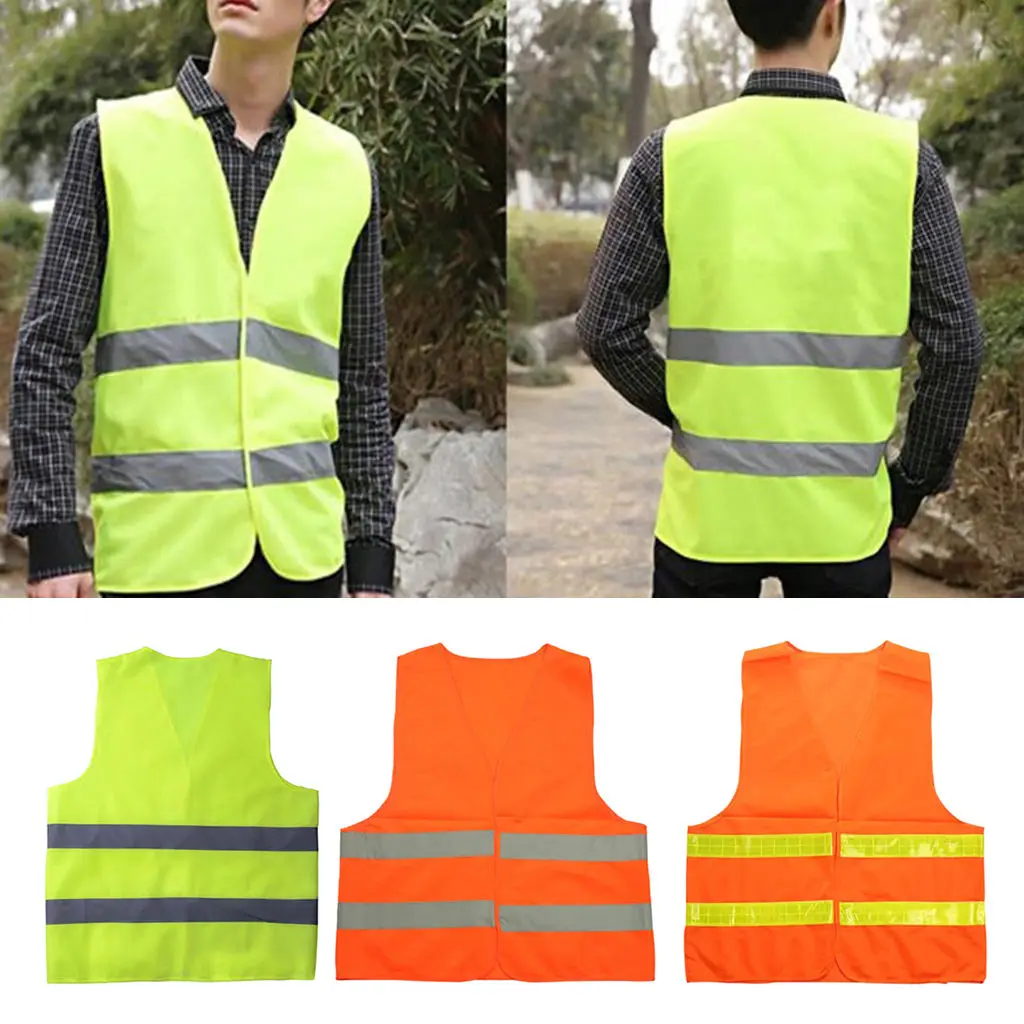 New Safety Vest High Visibility Reflective Waistcoat For Traffic Police ...