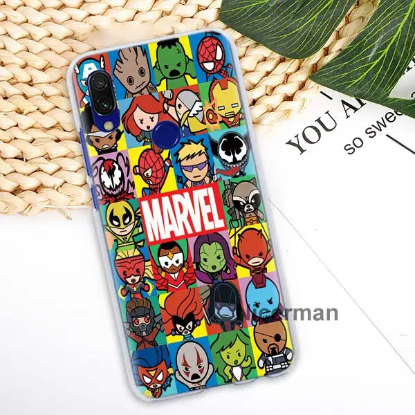 05 Супергерои Мстители Marvel чехлы для телефонов Xiaomi mi A3 Lite A1 A2 Lite CC9 cc9e 9T mi 8 Lite 5X 6X Play жесткие чехлы - Цвет: 05