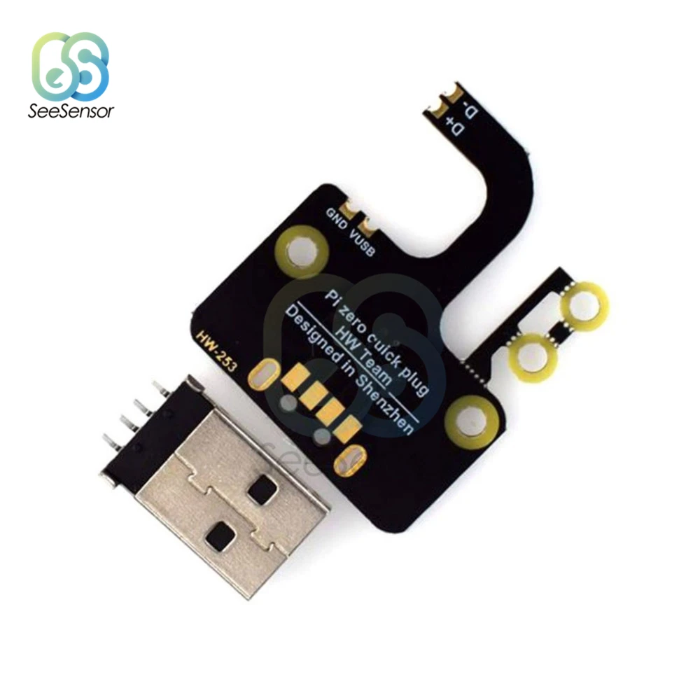 Usb type-A Разъем Micro USB к type-A USB адаптер плата расширения для Raspberry Pi Zero/Zero W/Zero WH