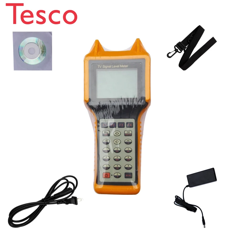 

5-870MHz 64 / 128 / 256 QAM Digital Cable TV Signal Tester with Spectrum MER BER