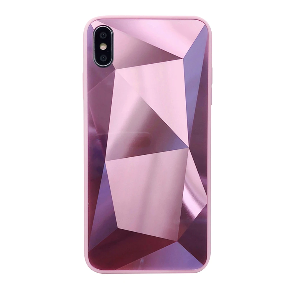 

3D Diamond Texture Glitter Case For Samsung Galaxy S10 Plus S10e Glossy Crystal Soft TPU Edge Back Cover Protective Shell Coque