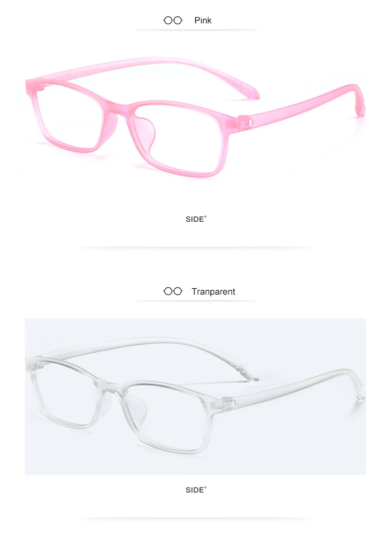 WIHODA TR90 Screwless & Non-Metallic Anti Blue Ray Glasses, Spectacle Frame Of Myopia Glass Frames for Prison Detention Center blue light blocking glasses