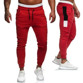 

Men Autumn New Drawstring Waist Sport Gym Slim Fit Trousers Running Joggers Gym Sweat Long Pants Male Casual Pencil Pants M-3XL
