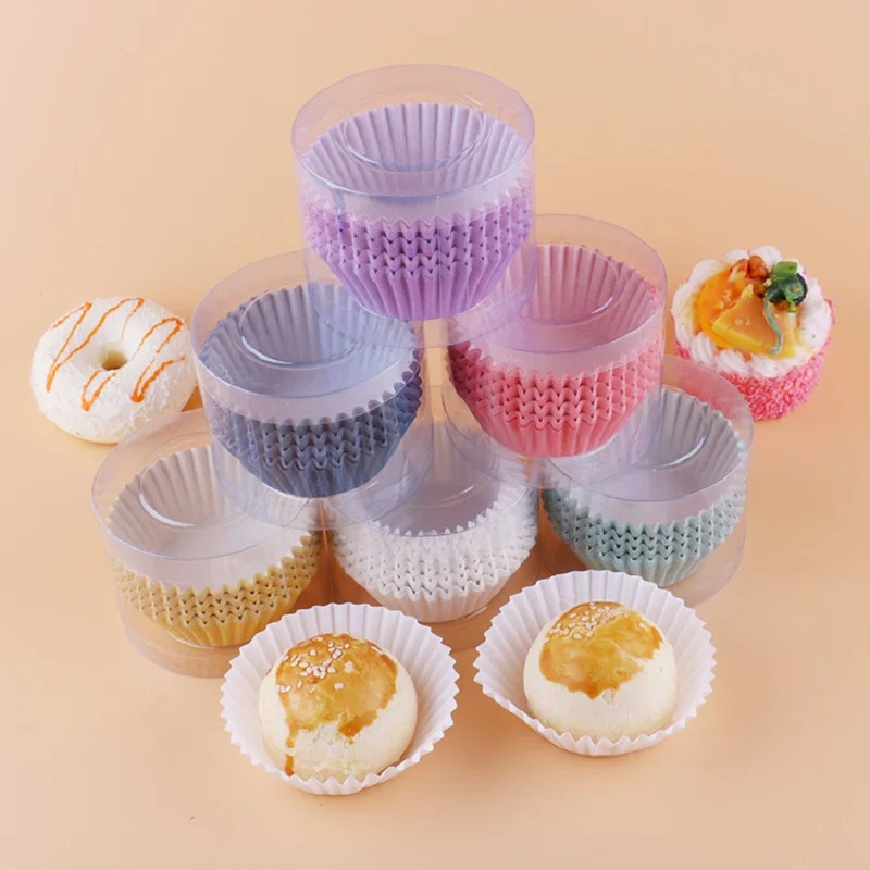 

100 pcs cupcake mold liners mini paper cups cup cake molds liner baking supplies base para pastel stencil base accessories