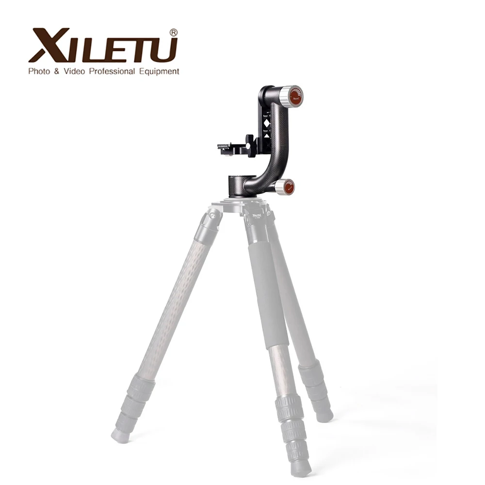 High Quality Pro Heavy Duty Carbon Fiber Gimbal Tripod Head Stabilizer Quick Release Plate for Telephoto Lens photography bird