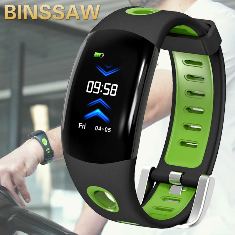 BINSSAW Men's Sport Smart Watches Heart Rate Monitor Waterproof Wristband Women Fitness Tracker Smartwatch IOS Android | Электроника
