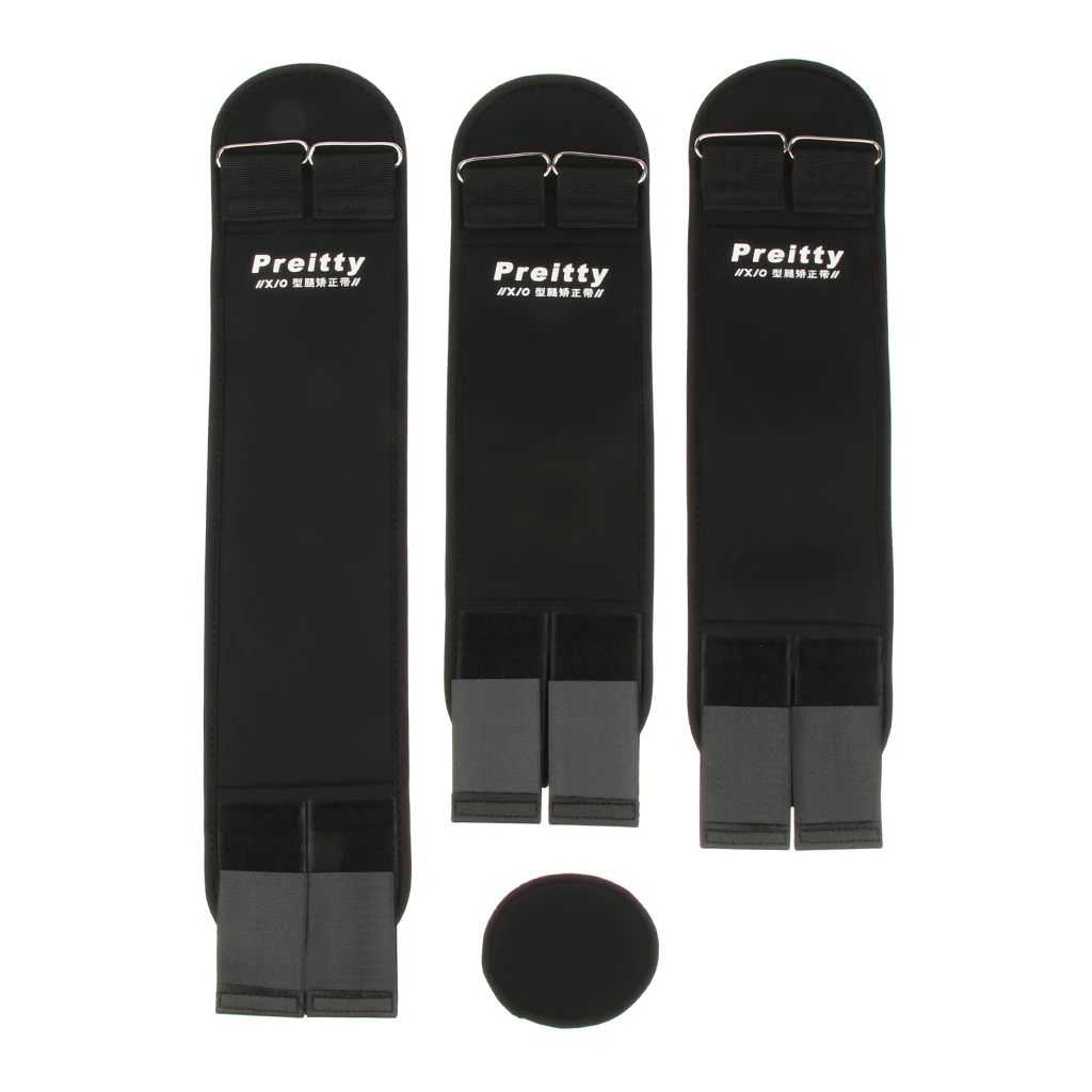 3pcs Leg Corrector Belts Leg Correction Band Leg Straightening Brace Strap for O Legs / X Legs Form M /L /XL /XXL