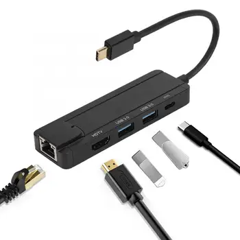 

5-in-1 Multifunctional Docking Station for OS / Windows / Android / Linux Portable Hub
