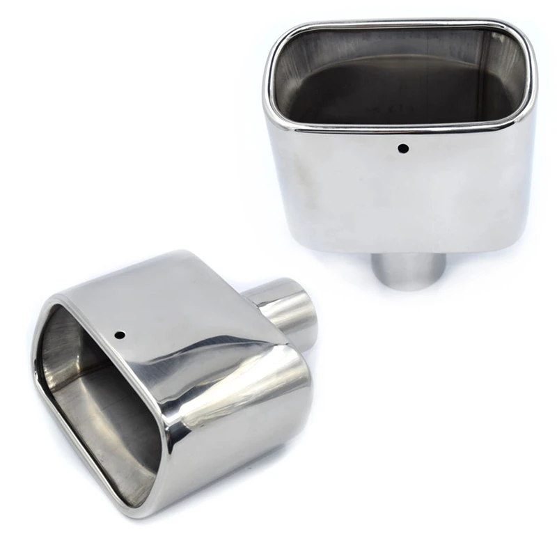 1Pcs Universal Modified Square Car Exhaust Systems Muffler Pipe Tip