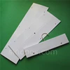 Swatch Header Hanger With Rivets, fabric samples binding holder textile leather material collecting stack book card display hook 2