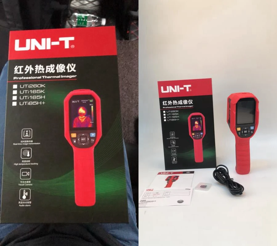 Uni T UTi260k ручной инфракрасный тепловизор тепловая камера с компьютером в режиме