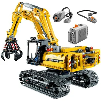 

New City Technic Car Technic Excavator Truck Model Building Blocks Boys Birthday Gifts Toys For Children Gift