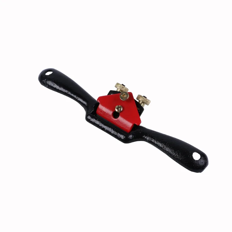 Woodworking Hand Tools Adjustable Plane Spokeshave Woodworking Hand Planer Trimming Tools 9 Inch Wood Hand Cutting Edge Chisel Tool with Screw