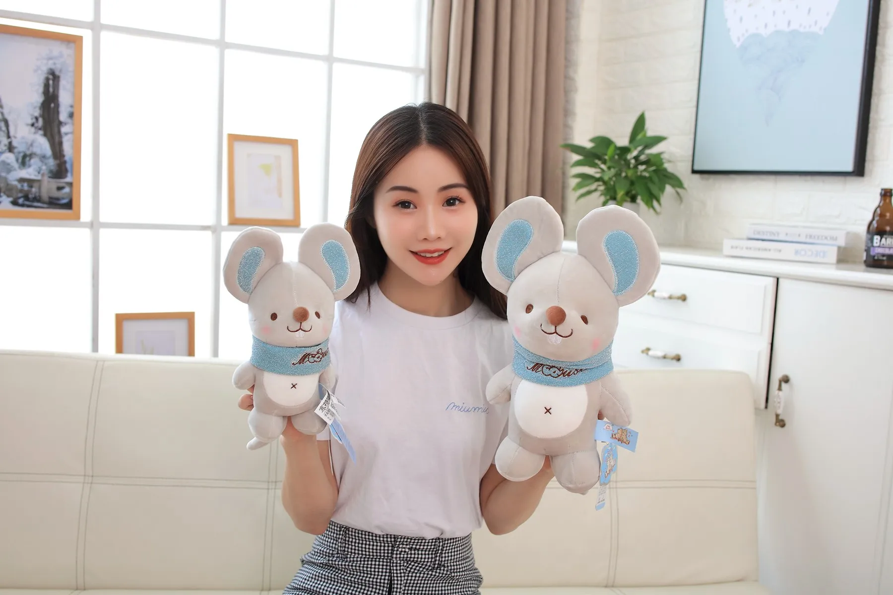 1 шт. милая белка крыса Подушка День рождения мягкие плюшевые игрушки Kawaii Милая мышь мягкие зверушки в подарок для детей девочка мальчик кукла
