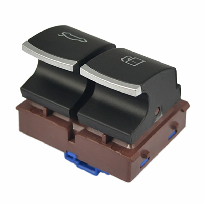 New Chrome Fuel Tank Door Trunk Release Switch For Passat B6 B7 3C