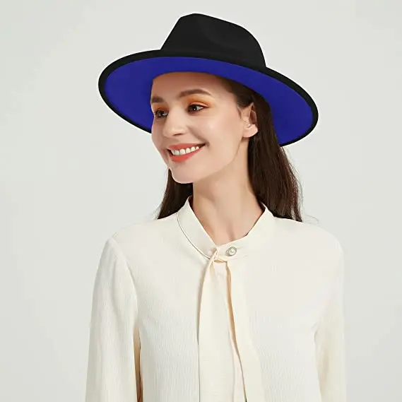 White natural fedora hat new color top hat unisex hat jazz new Panama church hat 2022 latest color professional wholesale grey fedora