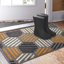 Front Door Welcome Mat Outdoor Mat Non Slip Washable Quickly Absorb Moisture and Resist Dirt Rugs
