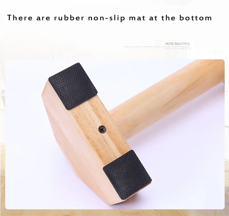 Wood Fitness Equipments Push-Ups Stands Length 40cm or 25cm Fitness Exercise H Shaped Wooden Calisthenics Handstand Support