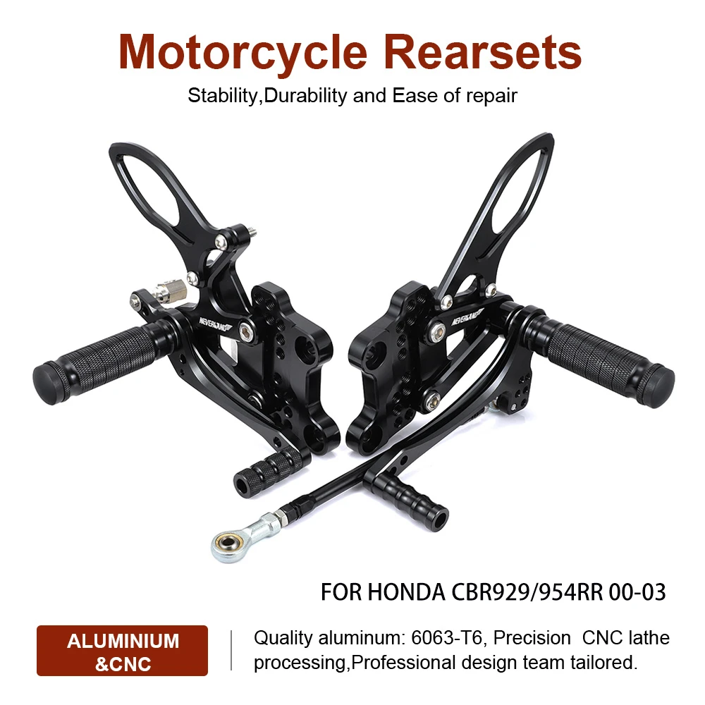 Мотоцикл с ЧПУ Высокая подставка для ног подножки педали HONDA CBR929RR 2000 2001 2002 2003 CBR954RR