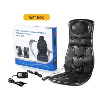 

10 Motor Vibration Massage Chair Seat Cushion w/ Heat for Home Office Car
