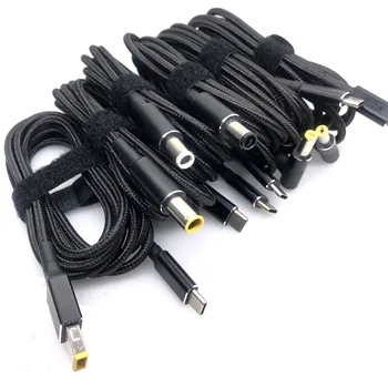 

Por 100W 20V 5A USB Type C to Square Male Plug Converter USB C Fast PD Charger DC Charging Cable Cord for Dell Lenovo HP Laptop