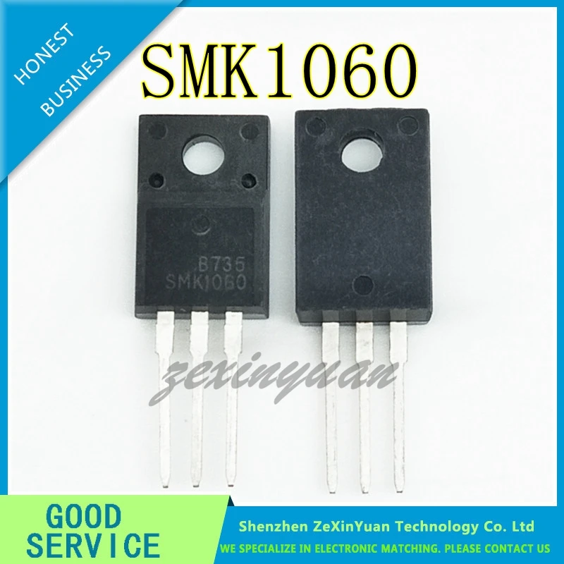 10 шт./лот SMK1060 SMK1060F 1060 TO-220F 10A 600 В Мощность MOSFET транзисторы