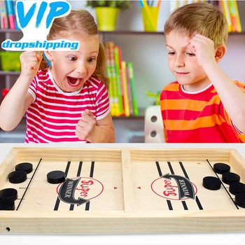 

2020 Table Fast Hockey Sling Puck Game Paced Sling Puck Winner Fun Toys Party Game Toys For Adult Child Family Home Board Game