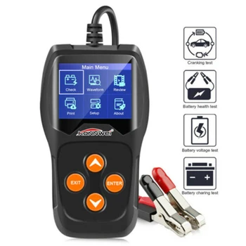 

KW600 12V Car Battery Detector 100 to 2000CCA Tester Analyzer Diagnostic Tool Automotive Car Diagnostic Equipment For Car Moto