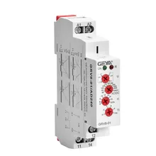 GEYA-relé de control de protección de sobrevoltaje, relé de control de protección monofásico de 10A, 12V, 48V, 110V, 240V, GRV8