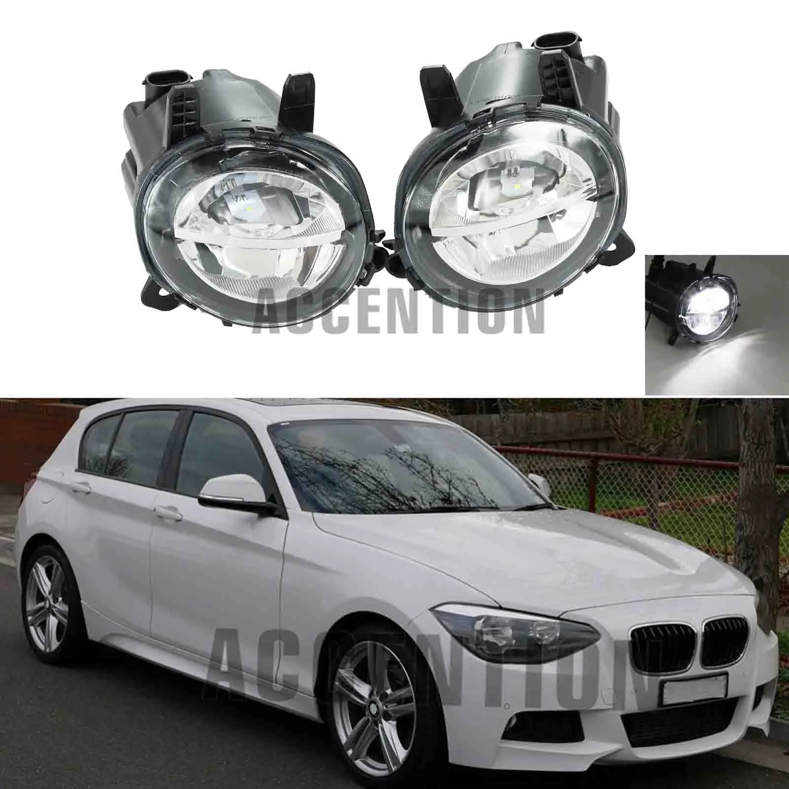 Передсветодиодный ная противотуманная фара DRL светильник BMW 1 серии F20 LCI F21 114i 116i