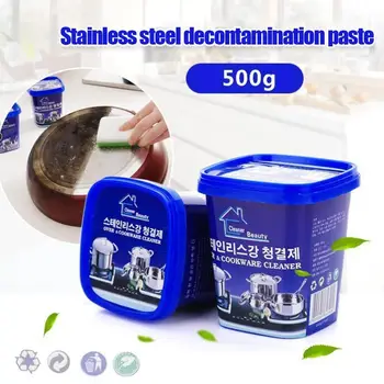 

Korea Decontamination Cleaning Paste For Kitchen Stainless Household Bottom Paste Washing Cleaning Steel Pot Cookware Scale P0S0