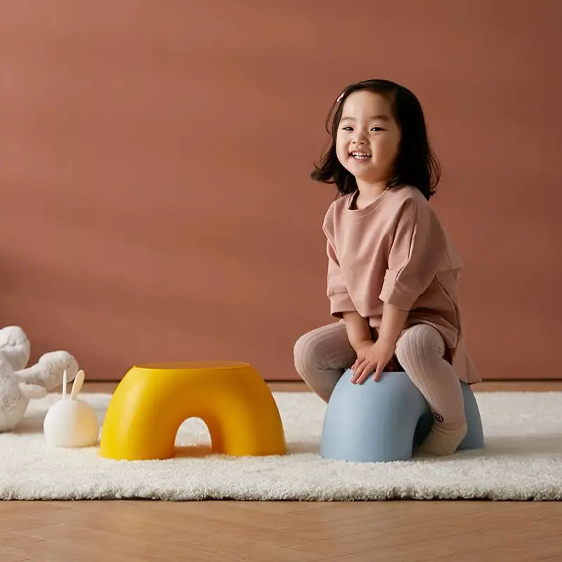 Lazychild Home Indoor Chair Children Indoor Furniture Children's Stool Toy Sofa Stool Children Chair Rainbow baby eating chair baby ladder stool