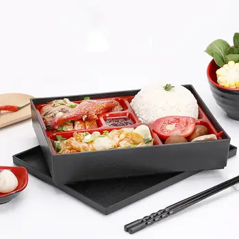 

Portable Bento Food Container Storage Sushi- Holder School Office Snack Lunch Box Dinnerware Food Storage Container Foodbox