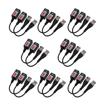 

8 X Pair TRANSMITTERS BNC UTP VIDEO BALUN FOR CAMERA