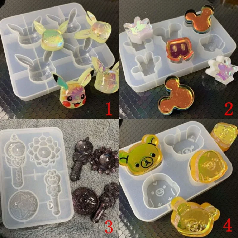 

Crystal Gum drop Mirror Cake Mould magic stick Gypsum Fragrance Mould