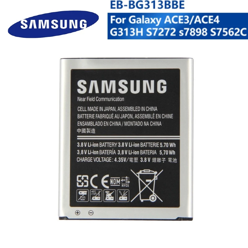 Battery For Samsung Galaxy Trend 2 Gt-s7898 S7270 S7392 S7390 I679 Gt-s7262 Sm-z130h Sm-g318h 1500mah - Mobile Phone Batteries - AliExpress