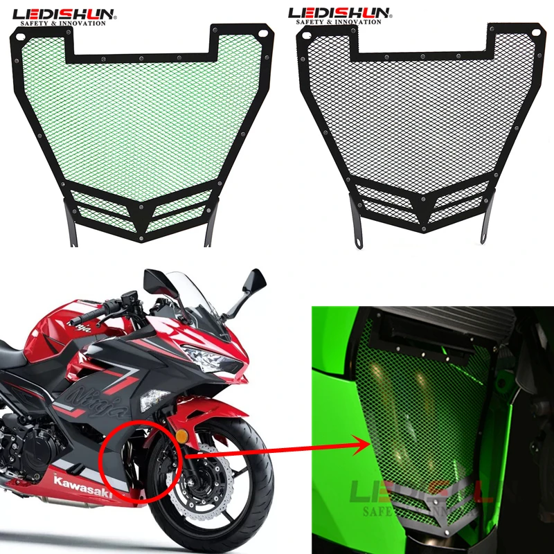 Для Kawasaki NINJA 400 NINJA400 ninja250 2018 2019 2020 радиатор мотоцикла решетка радиатора Защитная