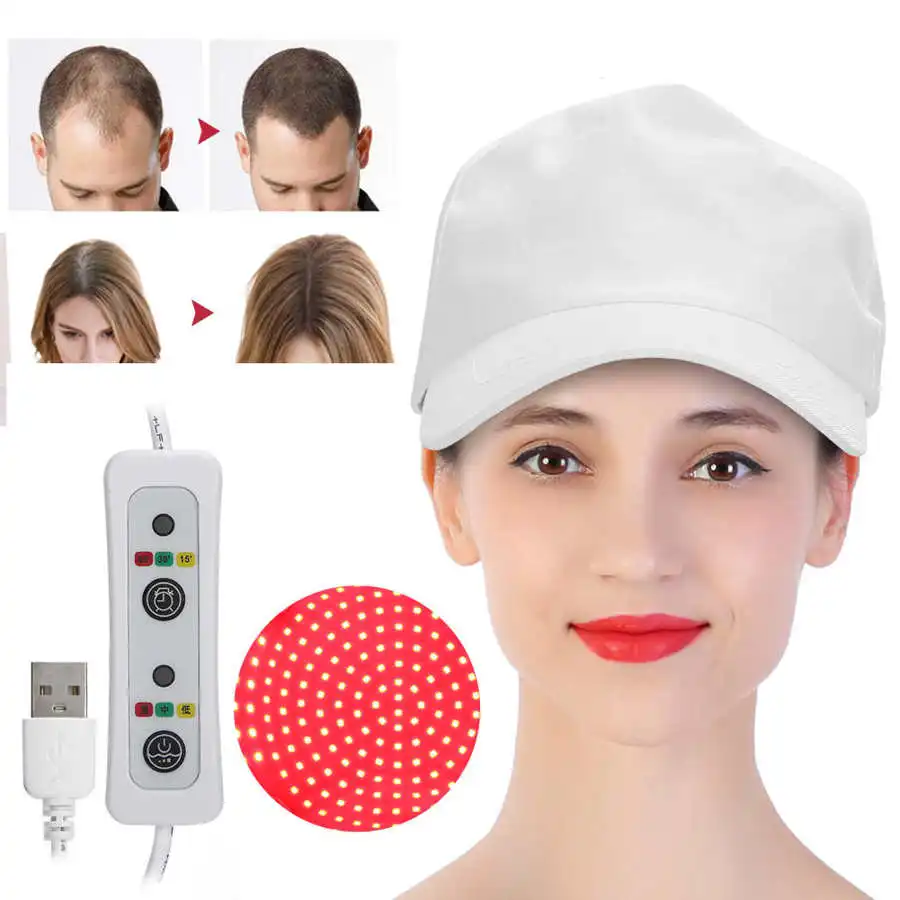 Beads Hair-Regrowth-Cap Therapy-Instrument Salon 280pcs-Lamp Oil-Control Home