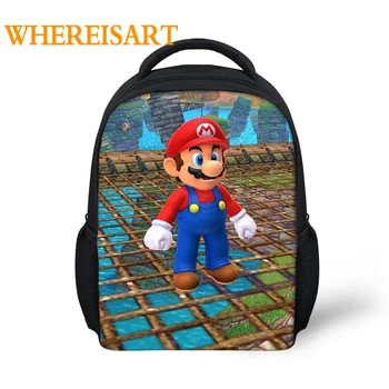 

Fashion Custom Children School Bags for Girls Boy Kindergarten 3D Cartoon Mario Sonic Print Schoolbag Toddle Kids Dropshipping