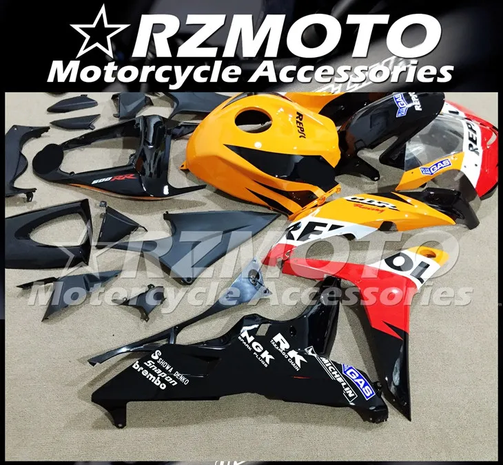 Мотоциклетный обтекатель abs комплект для HONDA CBR600RR F5 2007-2008 год корпусные детали moldStore № 0668