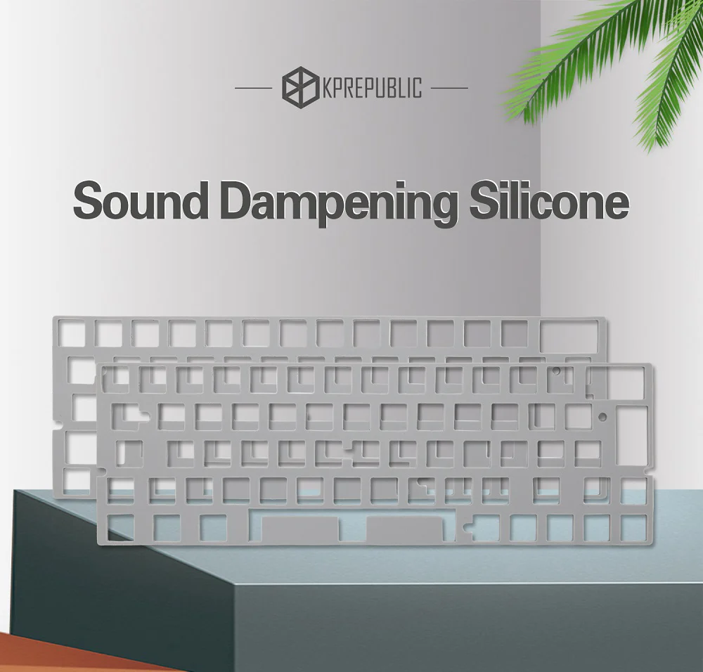 de silicone insonorização entre placa e pcb