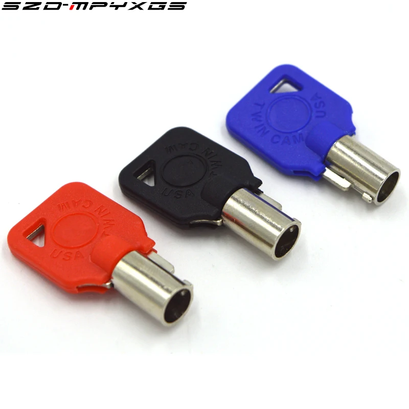 

3-color motorcycle key uncut blade key for Harley tourist street taxiway taxiing road king Dyna Softail fat boy V-Rod XL883 1200