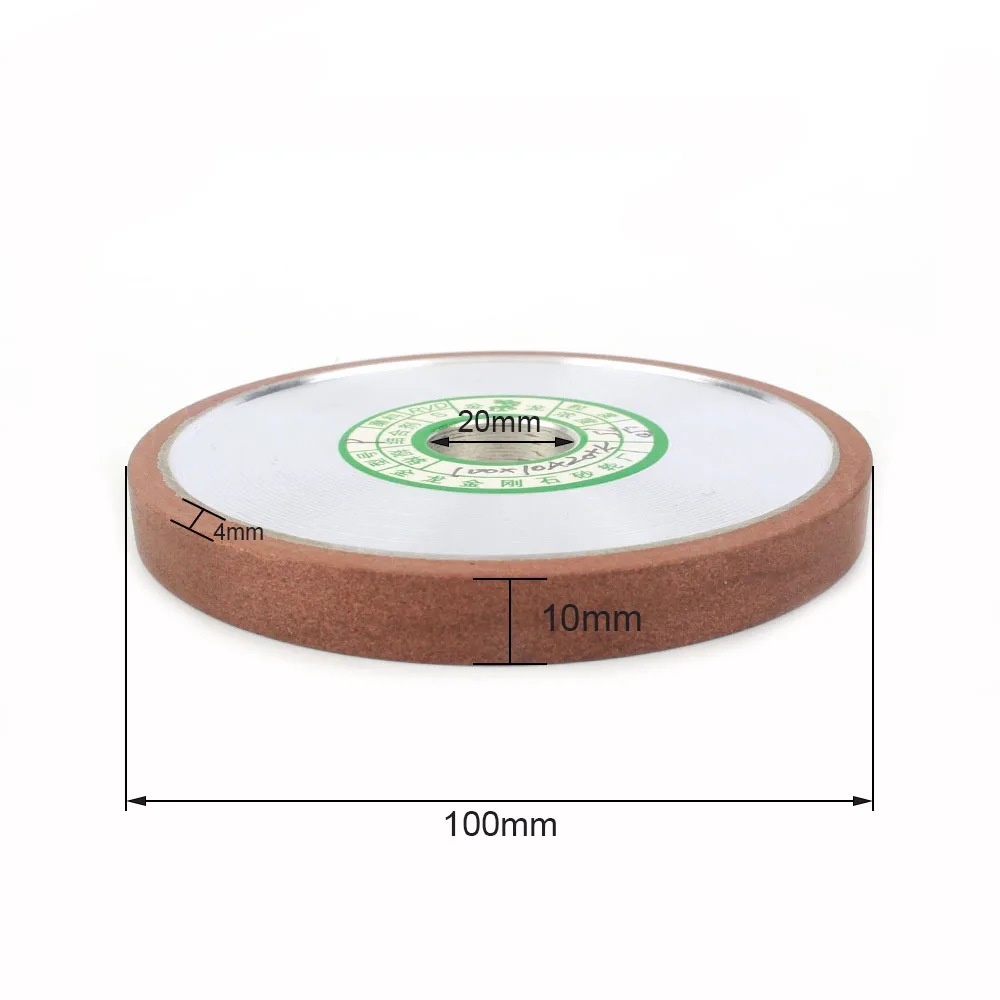 Grinding Wheel 1 piece 100mm Flat Diamond Abrasive for Alloy Steel Ceramic Glass Jade CBN Grinding #150/240/320/400 grinding disc,abrasive wheel,grinding wheel