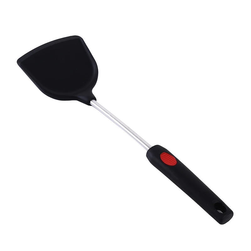 1pc kitchen spoon shovel eggbeater tableware kitchen accessories best selling kitchen stainless steel+ silicone non-stick