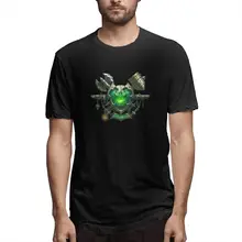 World Of Warcraft off white Men's Short Sleeve T-shirt 100 Percent Cotton Graphic Tshirt