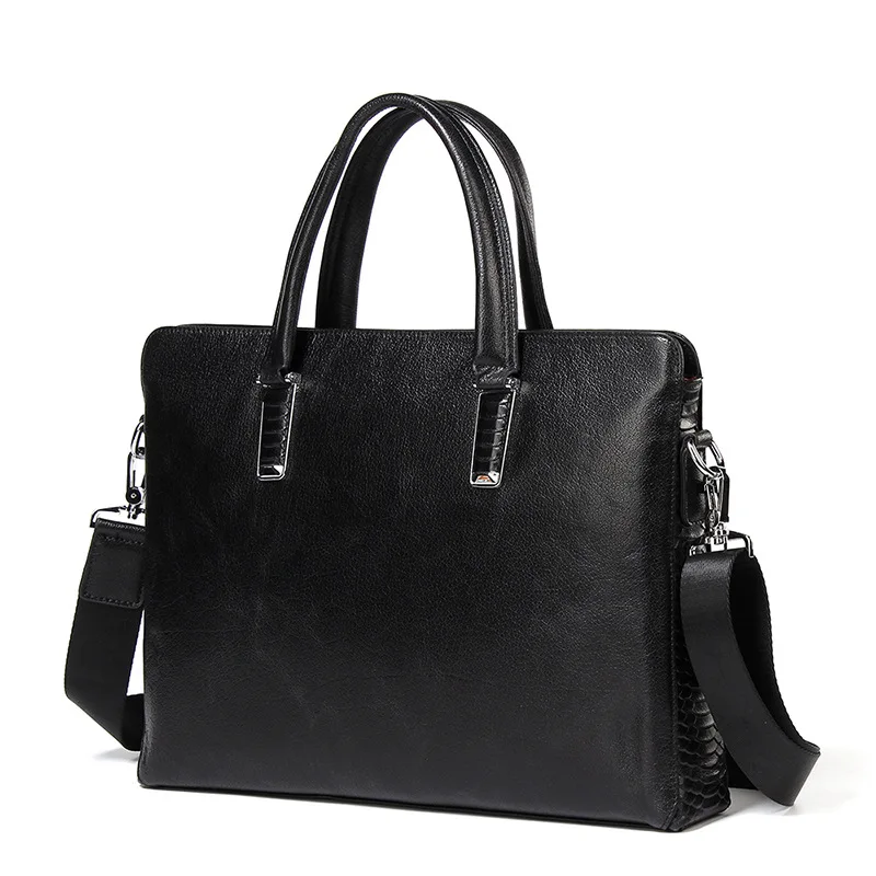 

Leather Men's Business Handbag Briefcase Casual Bag
