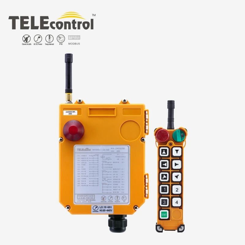 US $374.00 UTING Wireless Industrial F2410D 2 Steps Wireless Radio Remote Control Leading Manufacturer And Supplier